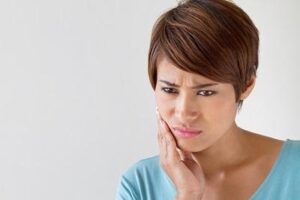 Dental Emergency - Woman with toothache